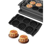 Plaques à gaufres en silicone compatibles avec Tefal OptiGrill XL, Elite XL, OptiGrill+ XL, OptiGrill Elite XL, moule à gaufres pour Tefal Optigrill, insert de bac de cuisson en silicone, gaufres