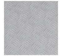 Plaques antidérapantes en aluminium checker vidaXL - 2 pcs - 40x40 cm