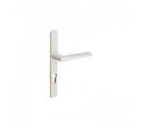 Plaques bec-de-cane étroites pour poignées porte - alu blanc -Riviéra VACHETTE