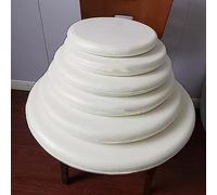 Plaques Caoutchouc Mousse Polyuréthane Rond,Galettes de Chaise Carrées en Mousse a Recouvrir,Coussins en Mousse Haute Densité,Coussin d'Assise Confortable 3/5/7/10cm (Épaisseur:10cm,Diamètre:60cm)