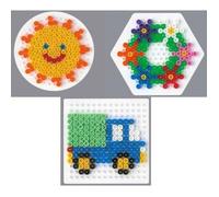 Plaques Carré Rond Hexagone pour perles standard (Ø5 mm)