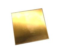 plaques carrées en bronze solide, Feuille de laiton, plaque de cuivre, épaisseur 0,5-2 mm, dimensions 100 x 100 mm à 300 x 300 mm, 1 pièce(0.5x100x100mm)