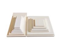 Plaques céramiques à 99% d'alumine - Couvercle de creuset en corindon lisse double face (1 pièce)(100x30x6mm)