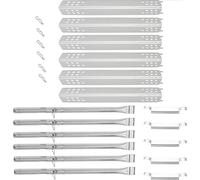 Plaques chauffantes 463240115 Pièces de rechange pour barbecue à gaz Charbroil 6 brûleurs 463235815 469235815 Char-Broil Advantage Grill Parts G432-8M00-W1 Brûleur G458-0018-W1 Bouclier de plaque