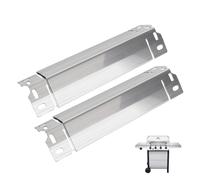 Plaques chauffantes universelles pour barbecue Charbroil et autres barbecues à gaz, plaques chauffantes de rechange réglables en acier inoxydable, couverture de brûleur de tente chauffante, pour