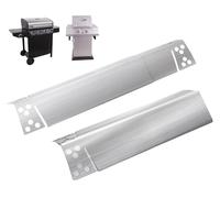 Plaques chauffantes universelles pour barbecue Charbroil et autres barbecues à gaz, plaques chauffantes de rechange réglables en acier inoxydable, couverture de brûleur de tente chauffante, pour