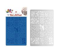 Plaques d ' estampage pour ongles, tampons pour ongles papillon, D | Fleurs