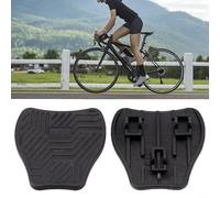 Plaques d'adaptation pratiques pour pédales de vélo de route pour crampons SPD SL, améliorent la force PerFor avec la compatibilité standard des chaussures (noir S)