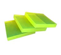 Plaques d'amortissement en polyuréthane haute résistance - Lot de 3 plaques de coussin découpées for l'absorption des vibrations et la résistance aux chocs(200 * 200 * 10mm)