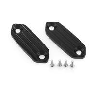 Plaques de Base de Blocage de rétroviseur compatibles avec ZX6R 2019 - 2025, Couvercle de Trou décoratif en Aluminium CNC pour Moto (Black)