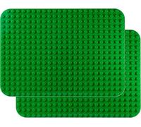 Plaques De Base De Grands Blocs De Construction Compatibles Avec Toutes Les Grandes Marques (2X Vert) Pour Les Enfants De 10 Ans Et Plus