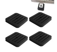 Plaques de caoutchouc anti-vibrations,4 tapis amortisseurs en caoutchouc | Patin insonorisant renforcé | pour Climatiseur Pompe à chaleur Lave-linge Sèche-linge Réfrigérateur Congélateur