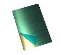 Plaques de cathode en laiton for expérience de galvanoplastie Hull Cell - 100 pièces, revêtement simple face, 100 mm x 65 mm(0.3mm*100mm*65mm)