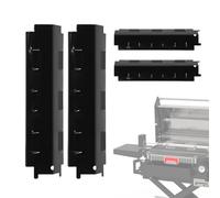 Plaques de Chaleur pour Barbecue - Deflecteur De Chaleur en Acier Inoxydable pour Grill - Déflecteur Brûleur 4 Pièces pour Extérieur Camping Randonnée Jardin