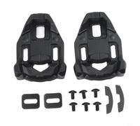 Plaques de chaussures de vélo pour pédales Time Lclic Système de | Temps compatible avec Xpresso pour xpro, flotteur 0 degré, plastique noir, verrouillage de course sécurisé