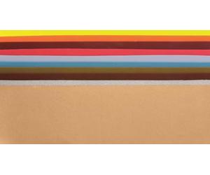 Plaques de cire décorative GLOREX, 10 pièces, 200 x 55-100 mm | Kit de cire pour la décoration personnalisée de bougies et de cartes, référence 6 8616 002