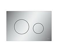 TECE Plaque de commande pour WC TECEloop, plastique, pour technique Ã deux quantitÃ©s, 92409, Coloris: Chrome Mat - 9240922