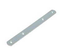 Plaques de connexion de panneau de porte Hafele à finition zinguée 192 x 19 x 3mm, lot de 2