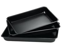PLAQUES DE CUISSON RECTANGULAIRES 3 PIÈCES KINGHOFF KH-4199