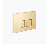 Plaques de déclenchement Dornbracht pour réservoirs de chasse encastrés, angulaires, 12665980-28, Couleur: Laiton brossé