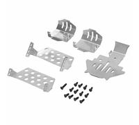 Plaques De Dérapage Pour Châssis En Acier Inoxydable, 5 Pièces, Protection D'Arbre Pour 1/10 Rc Track Traxxas Trx-4 Rc, Accessoires De Voiture