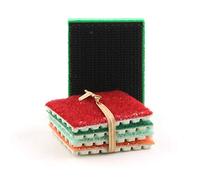 PLAQUES DE DIAMANT POUR MARBRE GRANIT BÉTON 4-pieces grains 200,400,800,1500 + tampon