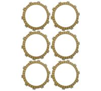 Plaques de disque d'embrayage à friction pour moto 6 pièces Compatible With Yamaha IT175 80-83 IT200 XT225 Serow 01-07 XT225WE 02-04