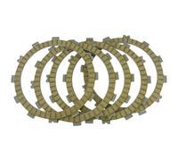 Plaques de disques d'embrayage de rue fibreux Compatible avec moto, 5 pièces, compatibles avec EL250 88 89 EX250 ZZ R250 ZZR250 Ninja250 99 07