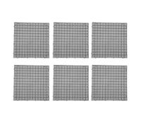 Plaques de diviseur d'aquarium 6pcs | Grille de Filtration inférieure du réservoir de Poisson | Caisse d'isolement épissu pour Les Aquariums/enclos de Reproduction | Mesh (30 * 30CM)