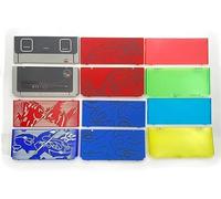 Plaques de façade avant et arrière, coques de boîtier supérieur et arrière, étui housse de remplacement pour console de jeu New 3DS version 2015 (rouge)