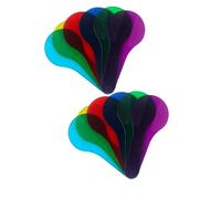 Plaques de Filtrage des Couleurs 12 Pièces pour Garçon et Filles | Abs, Bords Polis, Portables, pour Classes de Sciences, Mélange Visuel des Teintes