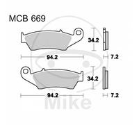 PLAQUES De Frein Sinter SI TRW 787.31.02 HM 250 CRE F 4T (Pour Honda) 2005-2009