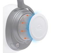 Plaques de Haut-Parleur latérales WC pour Casques Arctis Nova, fabriquées par Wicked Cushions | Compatible avec Arctis Nova Pro sans Fil/Pro Filaire/Nova 7/7X/7P | White