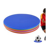Plaques de marquage de football - Design rond, disques d'entraînement polyvalents, outils d'exercice. Tapis plats qui soutiennent un positionnement précis et une amélioration du mouvement | Utilisable