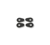 Plaques de montage Highsider SMART Indy Spacer, aluminium noir