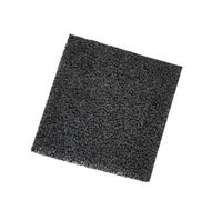 plaques de mousse poreuses, Mousse de fer poreuse haute pureté, mousse poreuse métallique noire 200/100 mm, feuille noire for électrode de lithium, 1 pièce(100mmx100mmx2.0mm)