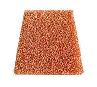 plaques de mousse poreuses, Mousse métallique de blindage électromagnétique, mousse de cuivre poreuse, maille carrée en cuivre 10 PPI, 40 PPI, 20 PPI, 1 pièce(200MM*100MM*10MM*40)