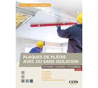 Plaques de plâtre avec ou sans isolation: Plafonds, habillages, cloisons, doublages, parois de gaines techniques