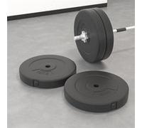 Plaques de poids 2 pcs 30 kg Béton
