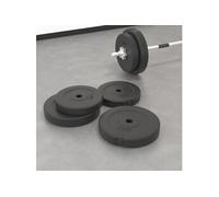 Vidaxl Plaques De Poids 4 Pcs 30 Kg Bã©Ton