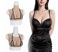 Plaques de poitrine en silicone - Faux seins réalistes pour les personnes qui ne respectent pas les normes de drag queens, crossdressers, transgenres et genres non conformes
