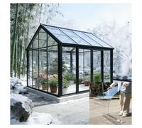 Plaques de Polycarbonate Transparentes et Étanches Pluie Panneaux de Remplacement Toiture Plaque en Plastique Transparent pour Extérieur, Serres, Jardin, Carport(0.8x6m/2.62x19.68ft)