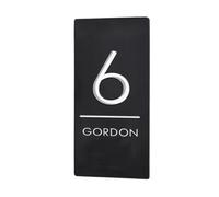 Plaques De Porte En Acrylique Modernes, Numéro Vertical 3D for Magasin, Appartement, Villa, Hôtel, Boîte Aux Lettres, Café, Bar, 1/2/3 Pièces(1 pc)