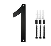 Plaques de porte modernes avec vis en acrylique flottant pour un montage rapide - Numéros de maison flottants en acrylique durable pour l'extérieur