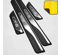 Plaques de Protection de Seuil de Porte Extérieure de Voiture pour Mazda CX-5 CX5 CX 5 2013-2017，Protections de Seuil de Porte, 4pcs