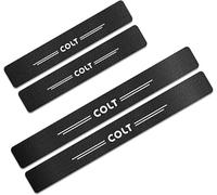 Plaques de Protection de Seuil de Porte Extérieure de Voiture pour Mitsubishi Colt，Protections de Seuil de Porte, 4pcs