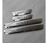 Plaques de Protection de Seuil de Porte Extérieure de Voiture pour Opel Vauxhall Mokka 2013-2022，Protections de Seuil de Porte, 4pcs