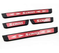 Plaques de Protection de Seuil de Porte Extérieure de Voiture pour Suzuki Sx4 S-Cross 2014-2019，Protections de Seuil de Porte, 4pcs