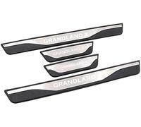 Plaques de Protection de Seuil de Porte Extérieure de Voiture pour Vauxhall Opel Grandland X SUV 2018-2022，Protections de Seuil de Porte, 4pcs