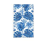 Plaques de protection pour interrupteur de lumière bleue tropicale, design élégant de fougère pour décoration d'intérieur, plaques murales thermoplastiques, plaque de couverture vierge de taille